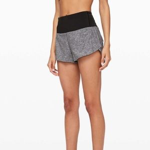Lululemon Speed Up Short High-Rise 2.5” - Heather Lux Multi Black 2